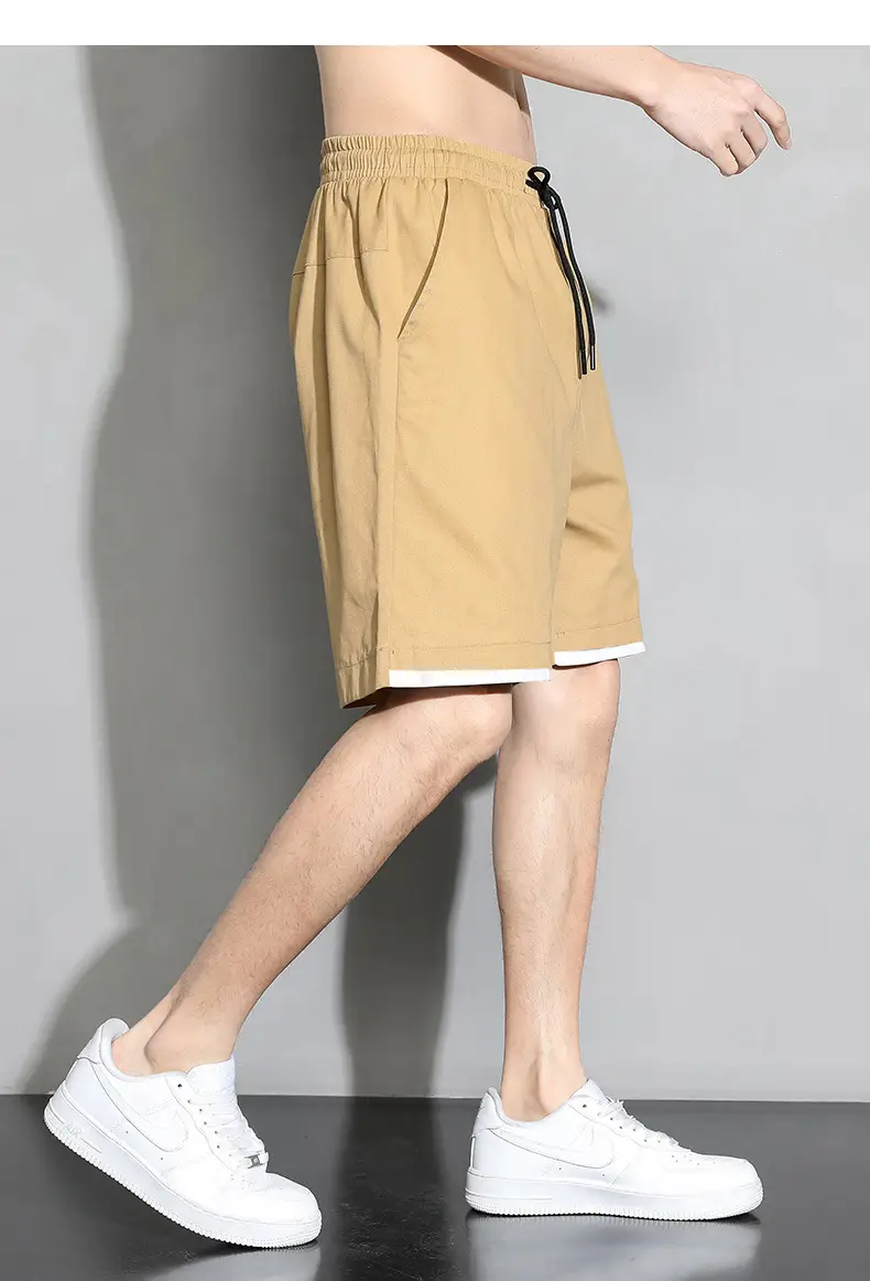 Camel Pure Cotton Summer Shorts Men Plus Large — feature 25
