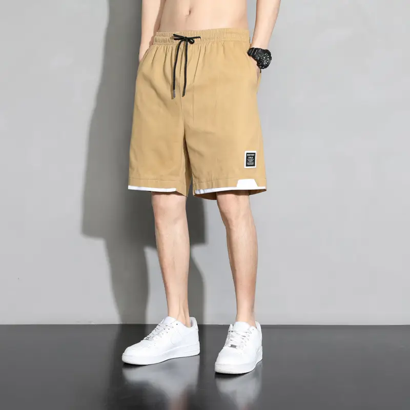 Camel Pure Cotton Summer Shorts Men Plus Large - Image 3