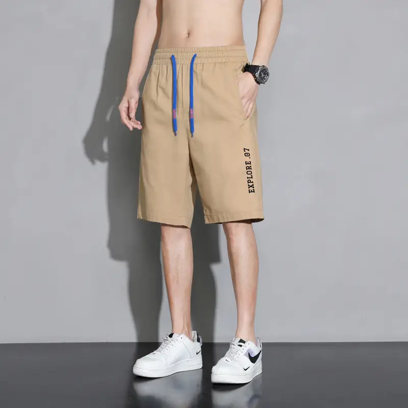 Camel Pure Cotton Summer Shorts Men Plus Large - Image 6
