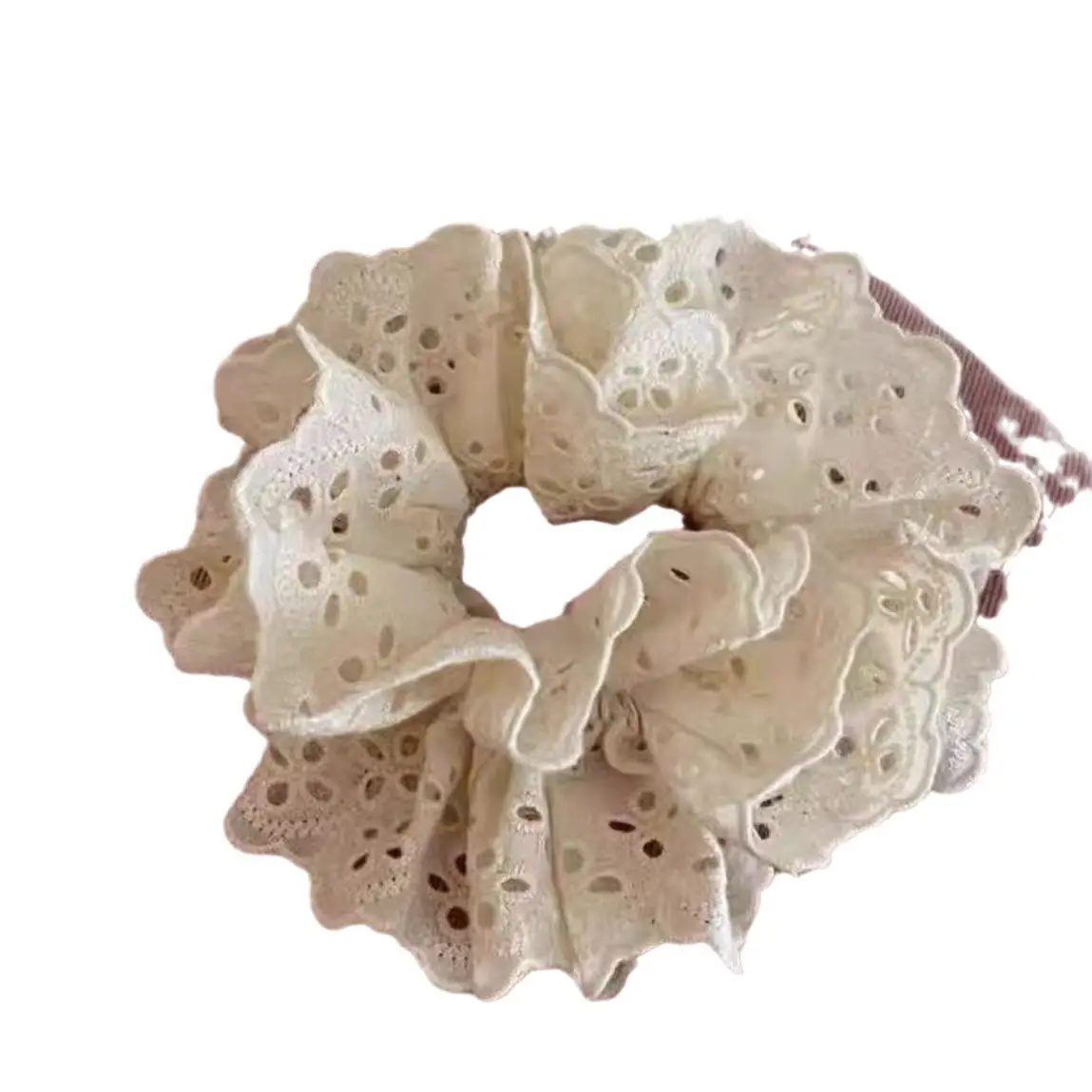 Cute Floral Bow Hair Rings for Girls