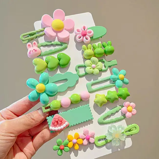 Children's Colorful Hair Pins Clip Set for Girls - Image 4
