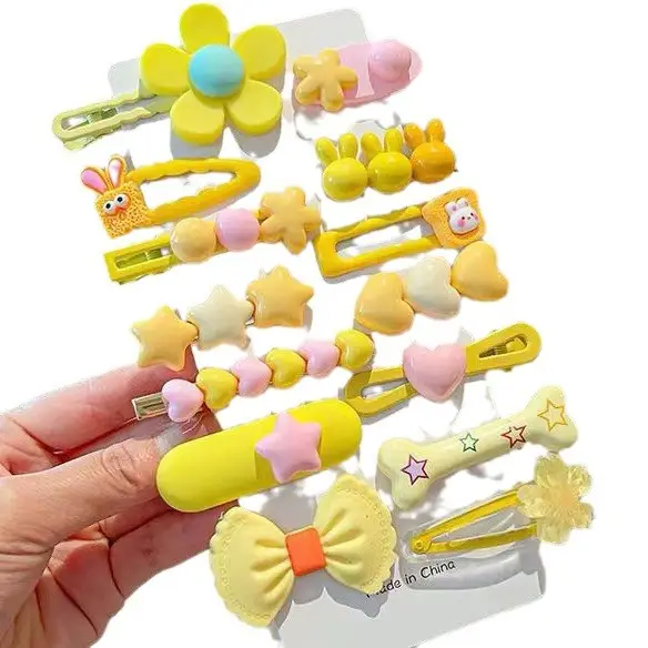 Children's Colorful Hair Pins Clip Set for Girls - Image 7