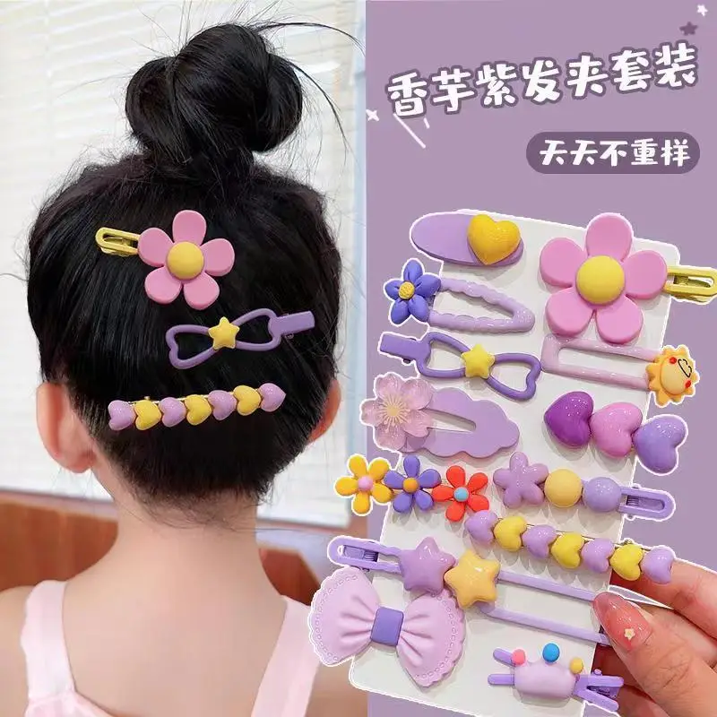 Children's Colorful Hair Pins Clip Set for Girls — feature 1