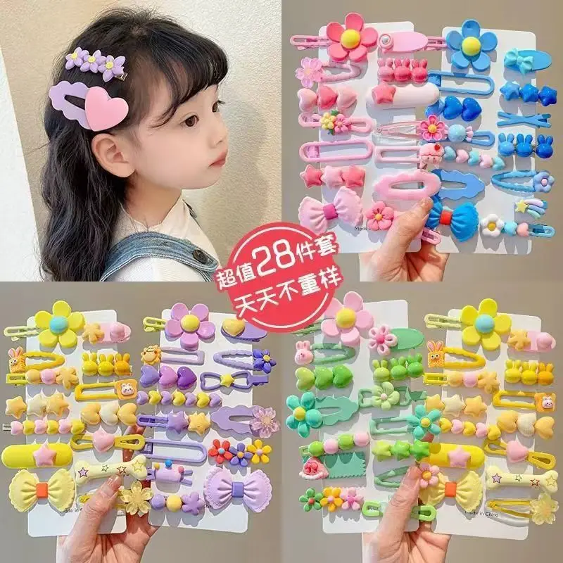 Children's Colorful Hair Pins Clip Set for Girls — feature 3