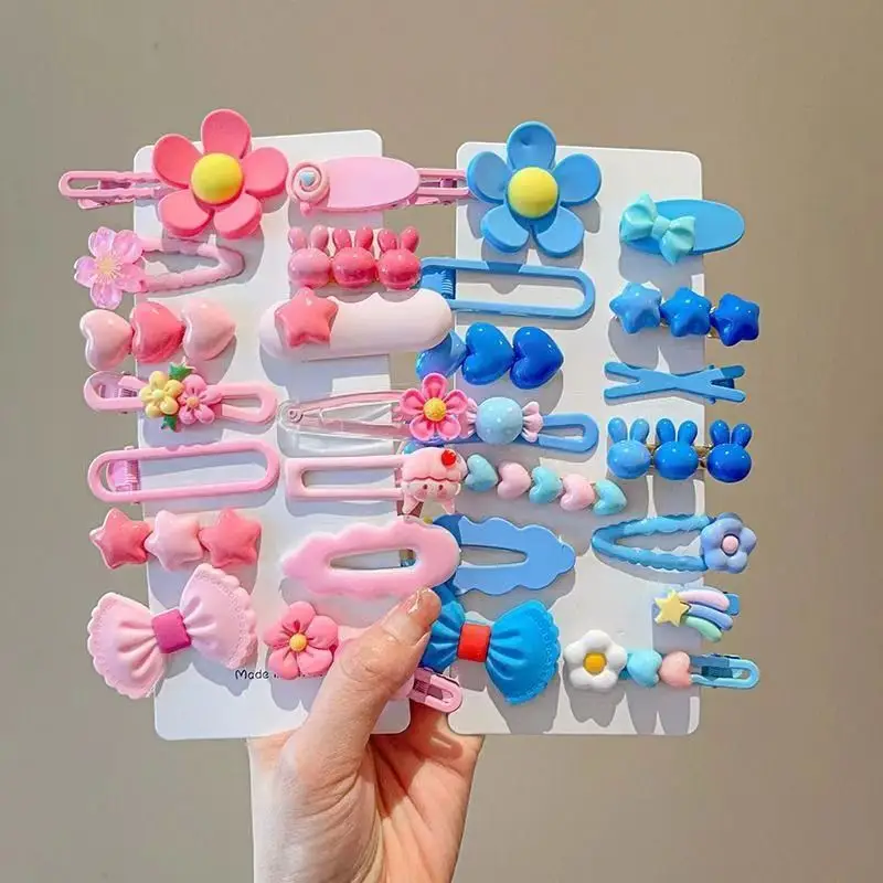 Children's Colorful Hair Pins Clip Set for Girls — feature 5