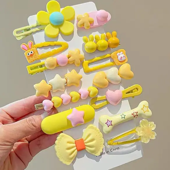 Children's Colorful Hair Pins Clip Set for Girls - Image 3