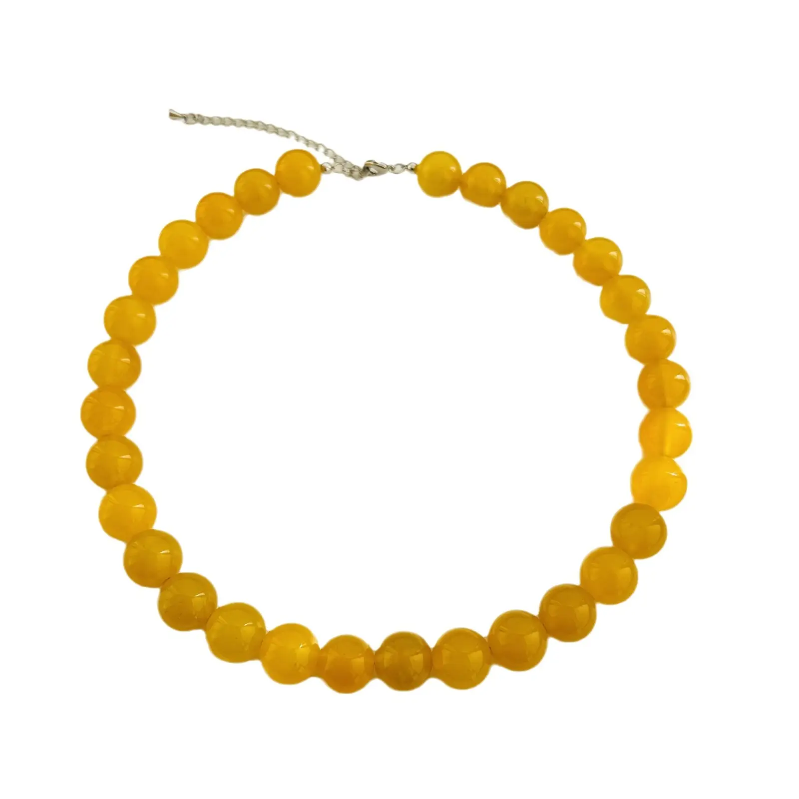 Natural Yellow Agate Rosary Necklace for Women - Image 7