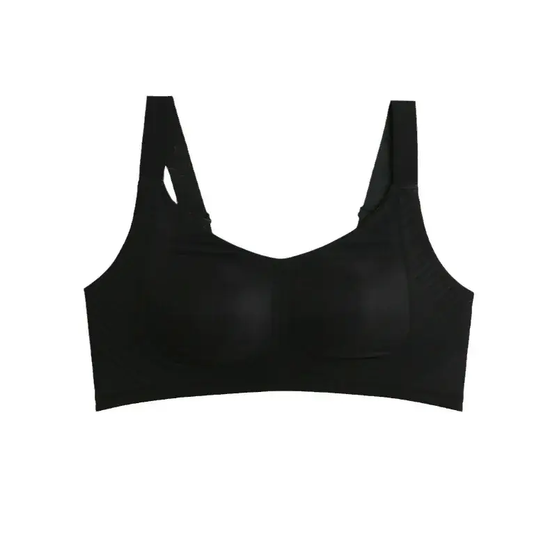 Women's Ultra-Thin Seamless Rabbit Ears Bra Large Size - Image 11