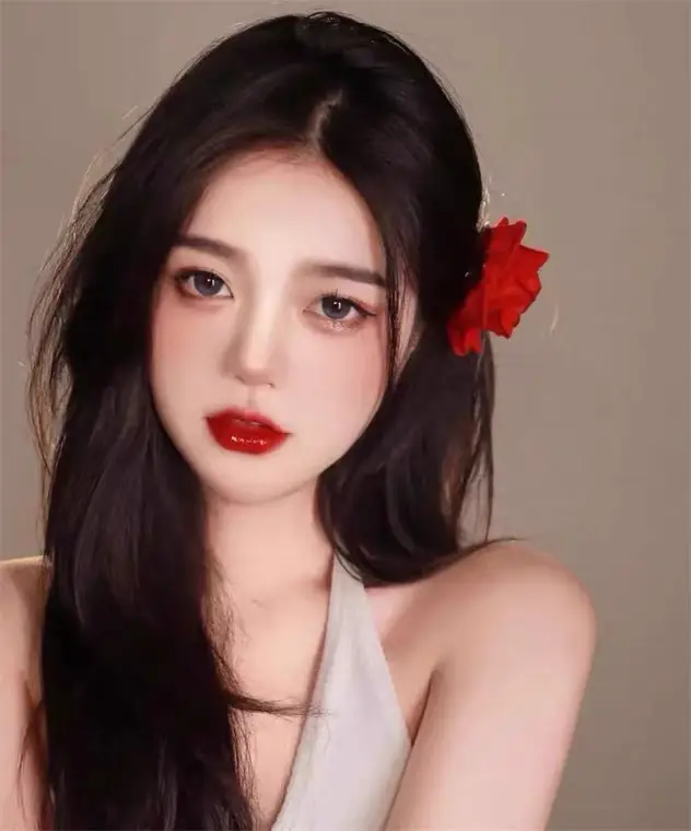 Velvet White Rose Hairpin Accessory for Women — feature 3