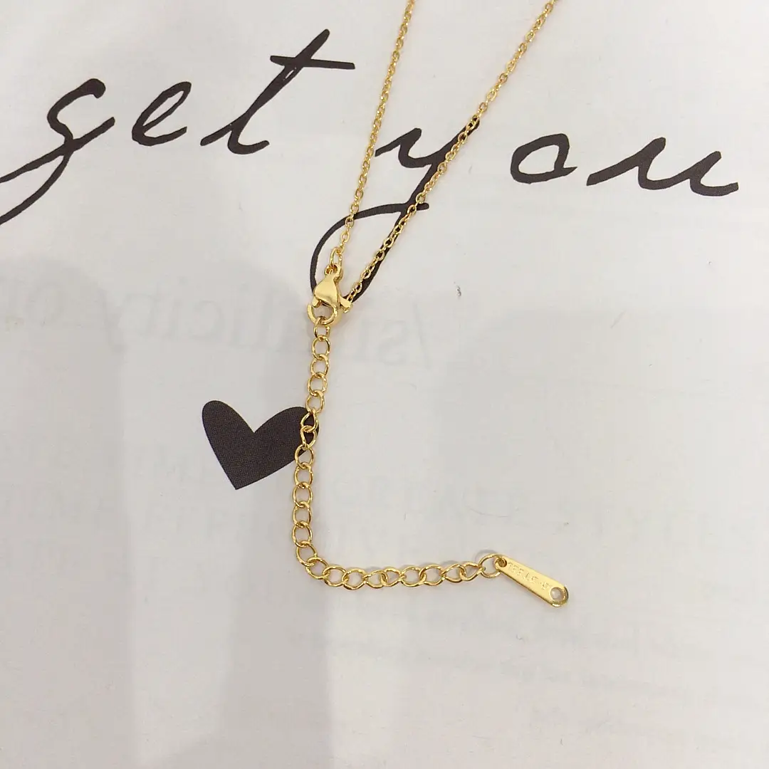 Gold Pearl Pendant Necklace Set for Women Valentine's Day Gift — feature 8