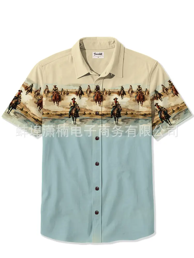 3D Printed Basketball Graphic Men's Blue Short Sleeve Shirt - Image 17