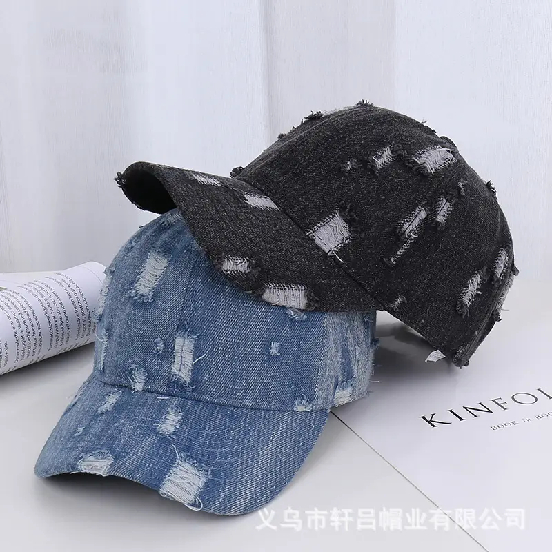 Men's Black Hole Cap All Season Casual Sun Hat - Image 4