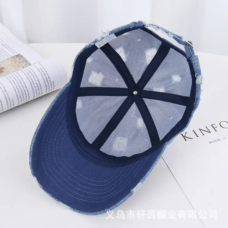 Men's Black Hole Cap All Season Casual Sun Hat - Image 7