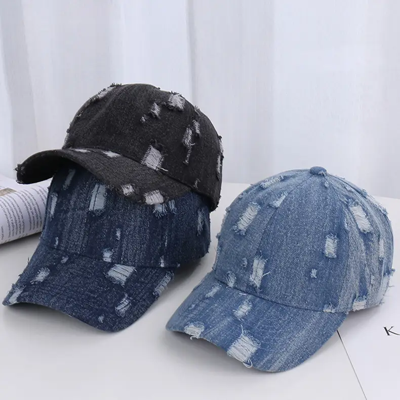 Men's Black Hole Cap All Season Casual Sun Hat — feature 16