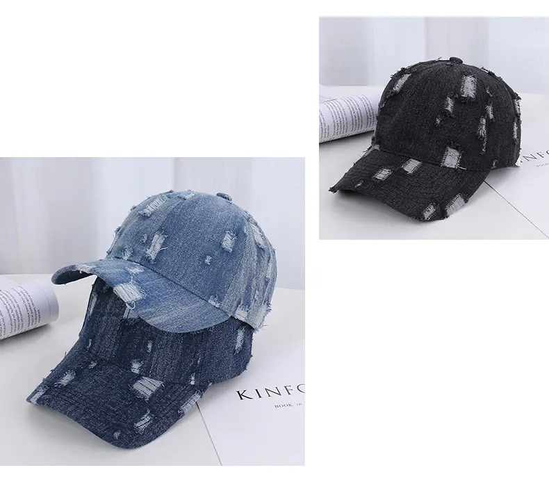 Men's Black Hole Cap All Season Casual Sun Hat — feature 18
