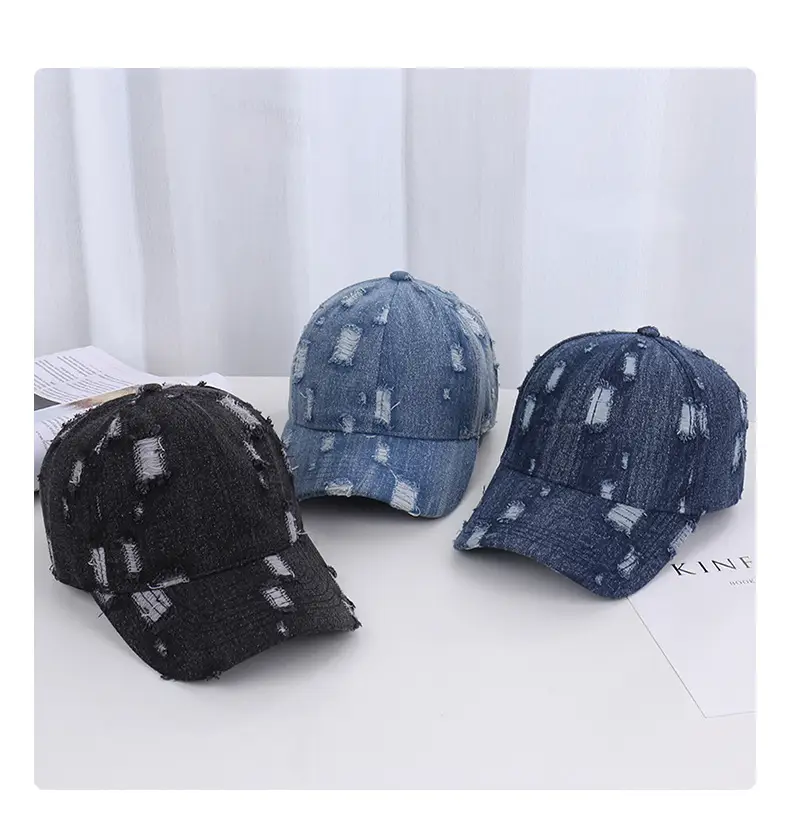 Men's Black Hole Cap All Season Casual Sun Hat — feature 20