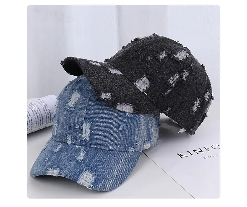 Men's Black Hole Cap All Season Casual Sun Hat — feature 24