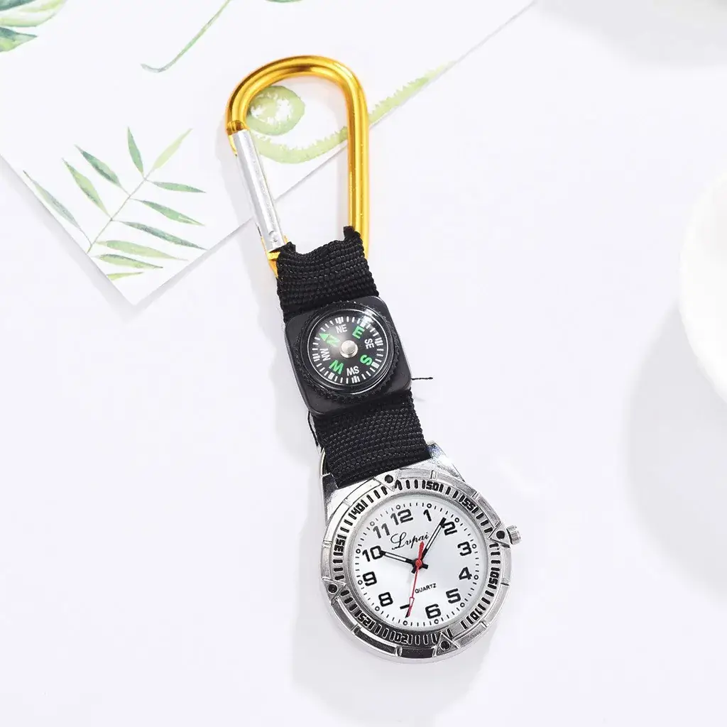 Stylish Nurse Watch with Carabiner Clip for Women - Image 11