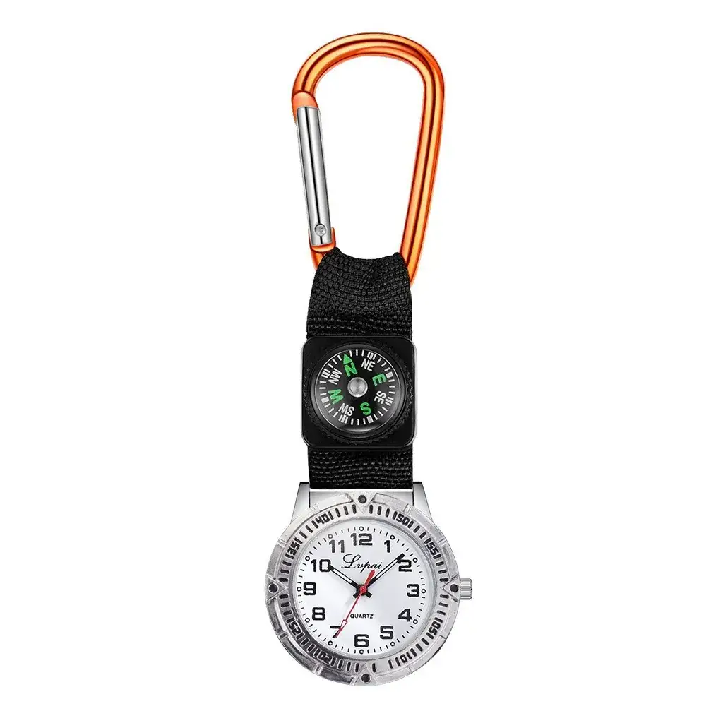 Stylish Nurse Watch with Carabiner Clip for Women - Image 2