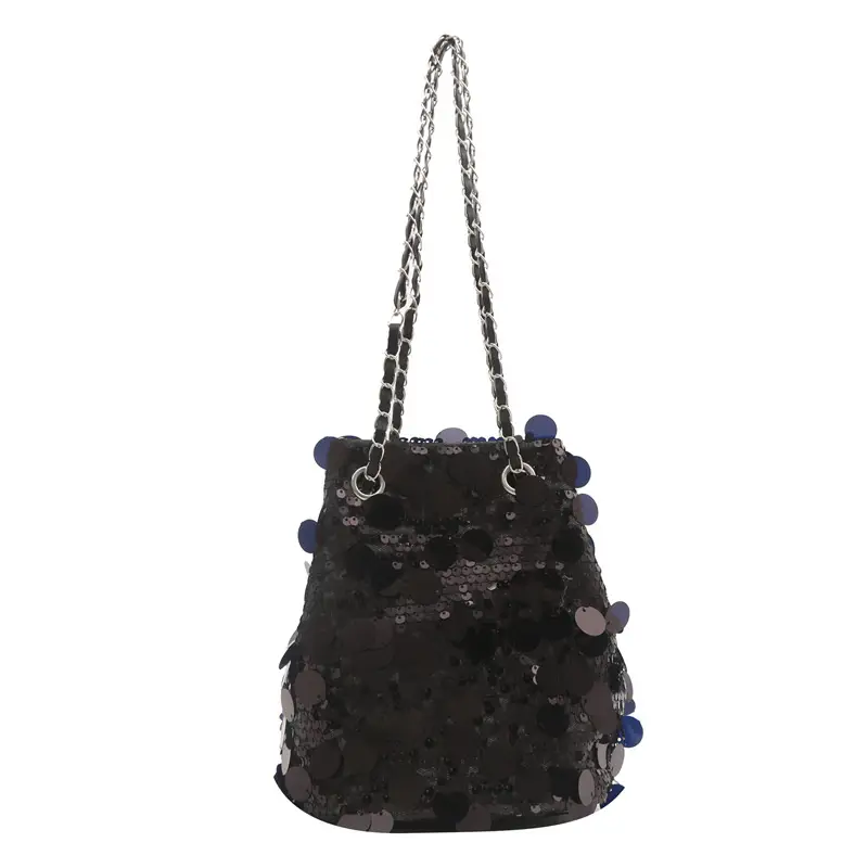 Korean Style Sequin Shoulder Bag Large Capacity - Image 7