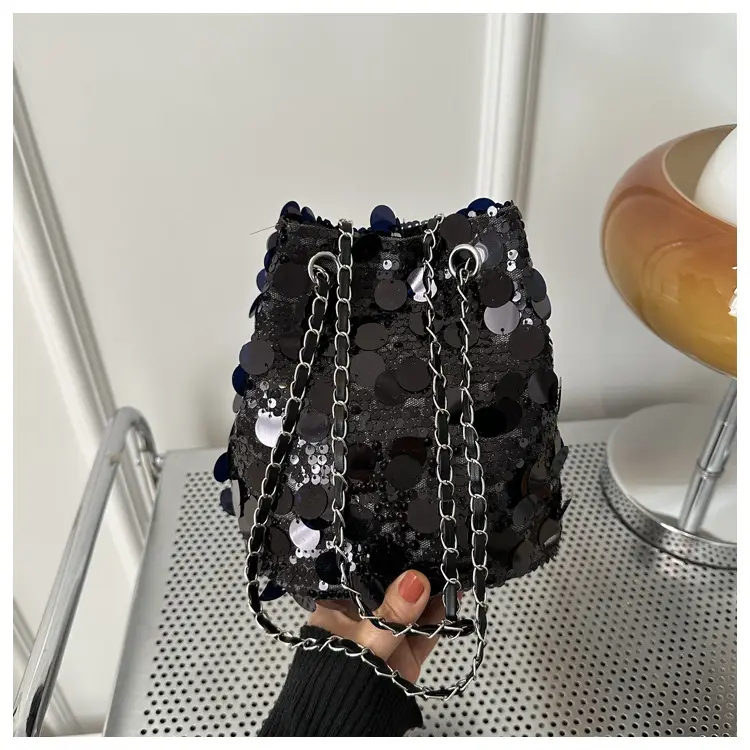 Korean Style Sequin Shoulder Bag Large Capacity — feature 18