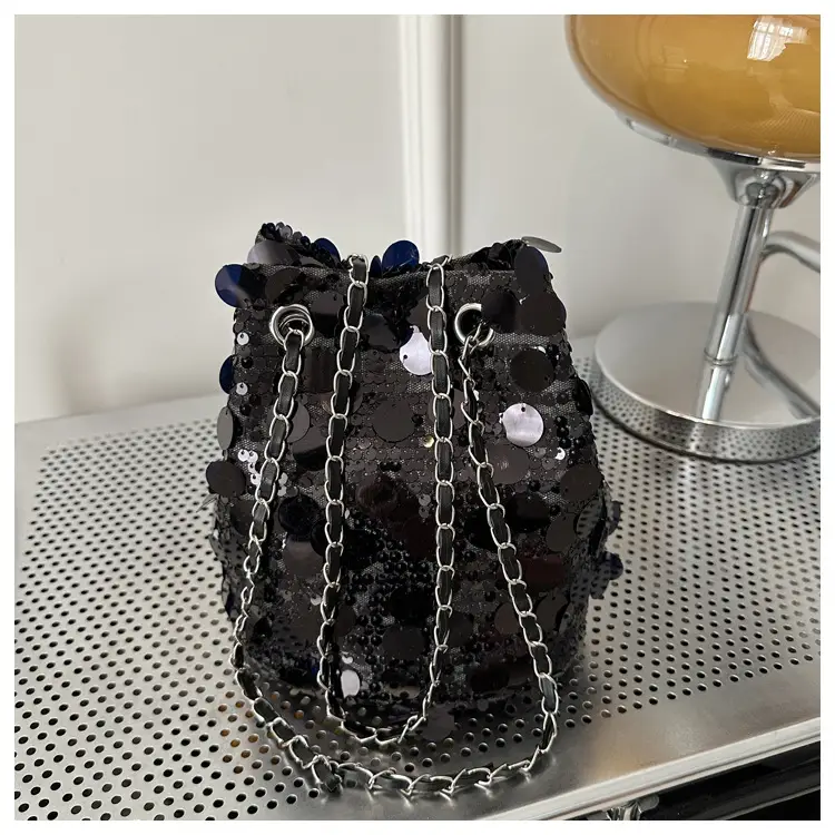 Korean Style Sequin Shoulder Bag Large Capacity — feature 19