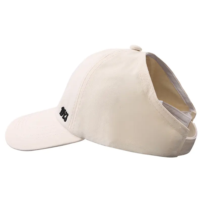 Women's White Baseball Cap with Adjustable Strap - Image 13
