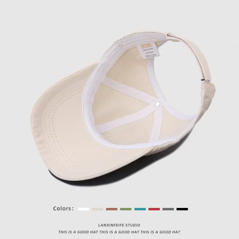Women's White Baseball Cap with Adjustable Strap — feature 8