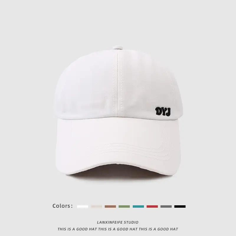 Women's White Baseball Cap with Adjustable Strap - Image 3