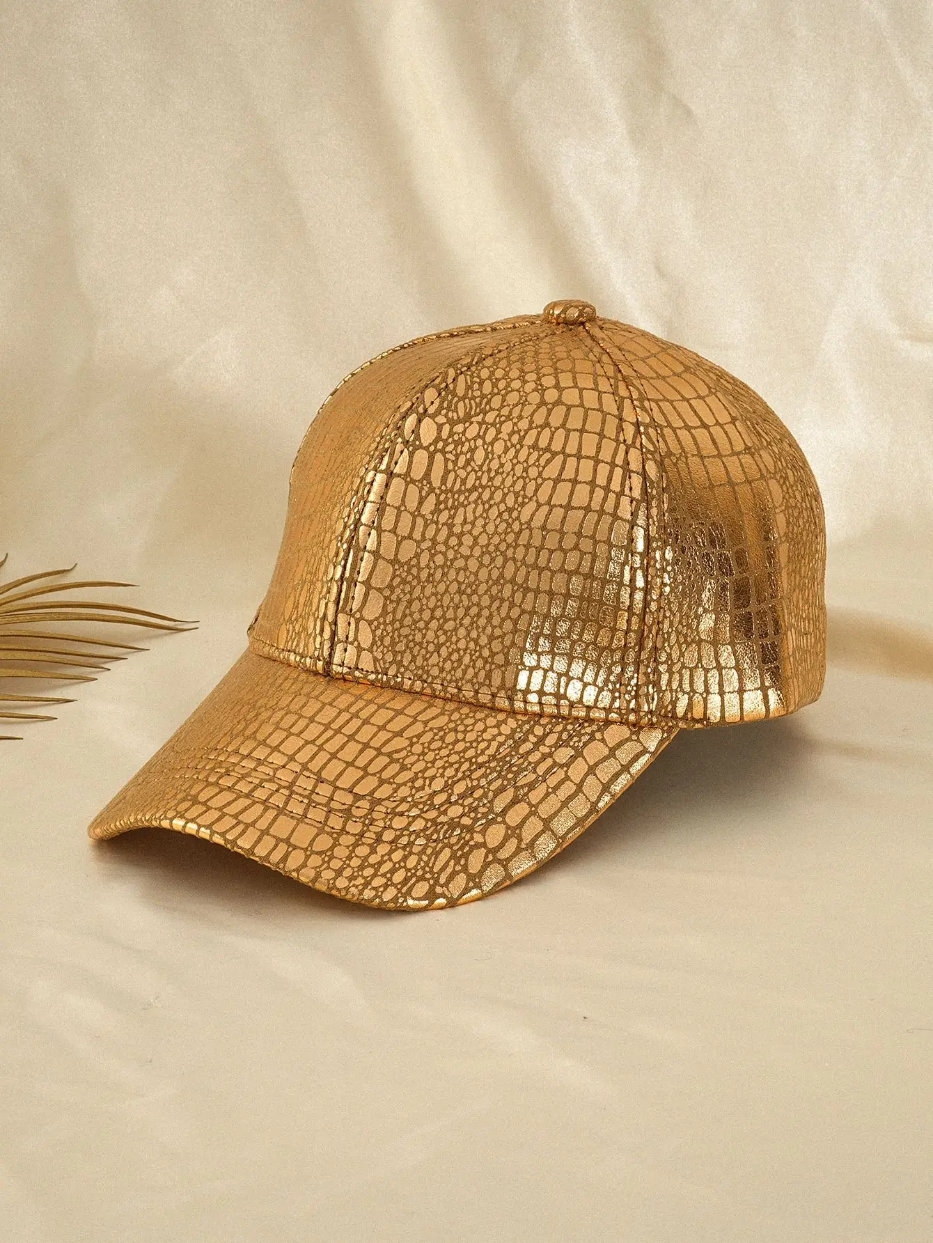 Men's Gold Mesh Cap with Eaves — feature 7