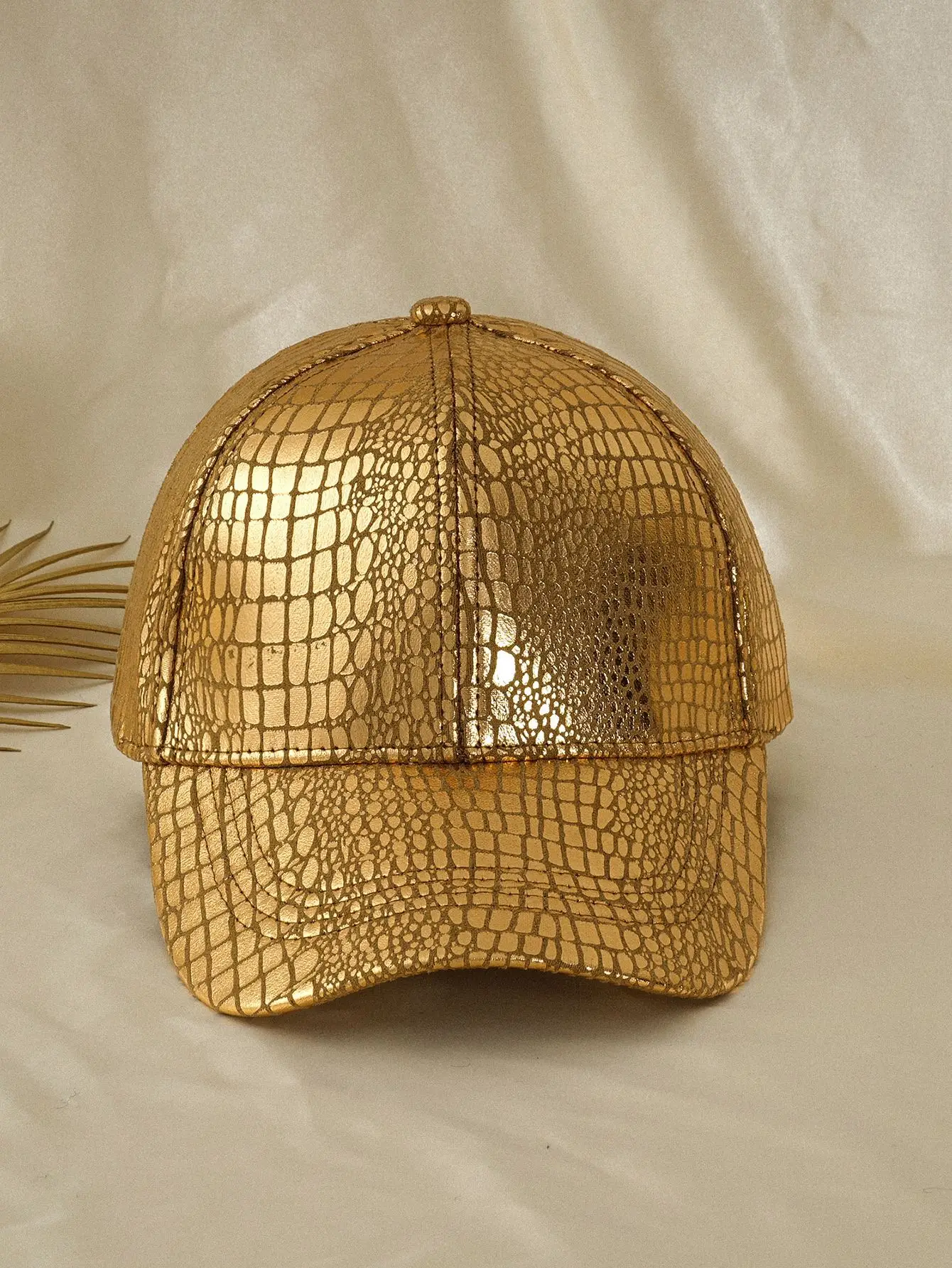 Men's Gold Mesh Cap with Eaves — feature 8