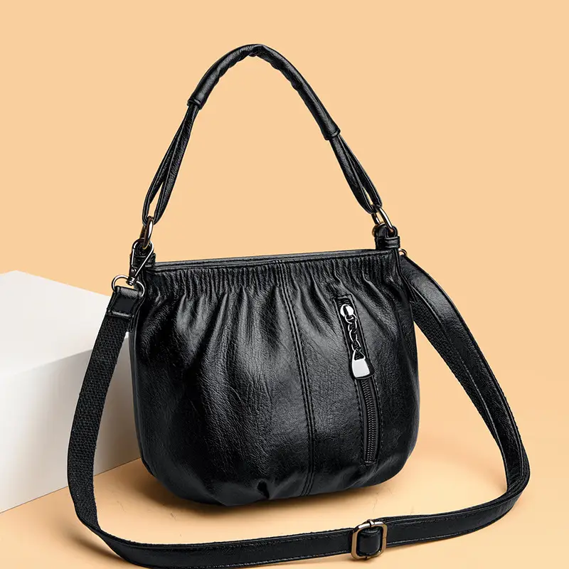 Women's Brown Leather Shoulder Bag 2026 - Image 5