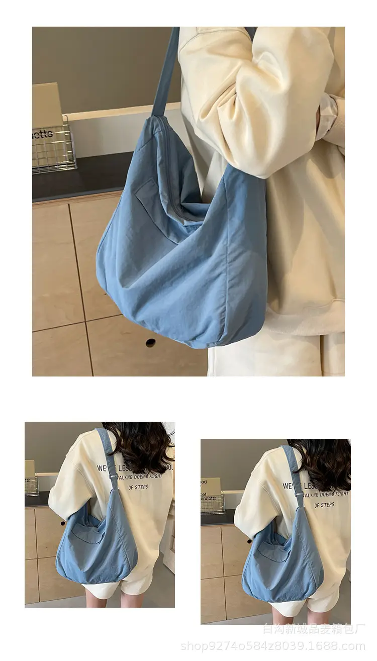 Purple Canvas Shoulder Bag for College Women 2026 — feature 10