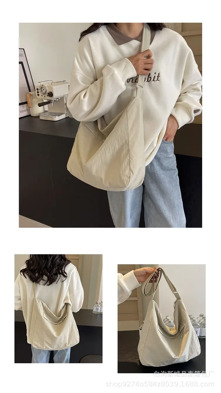 Purple Canvas Shoulder Bag for College Women 2026 — feature 13