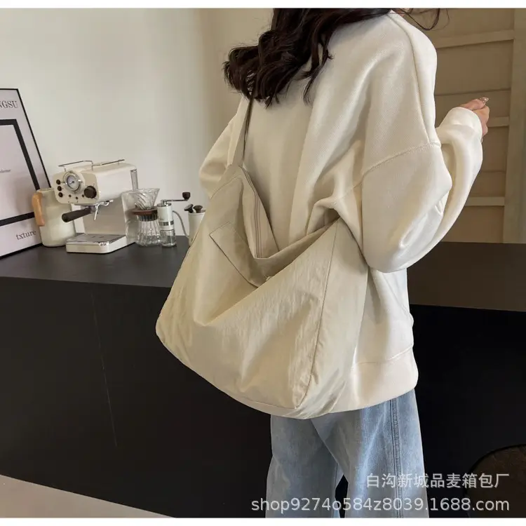 Purple Canvas Shoulder Bag for College Women 2026 — feature 17