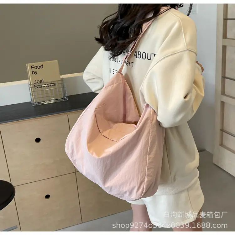 Purple Canvas Shoulder Bag for College Women 2026 — feature 24