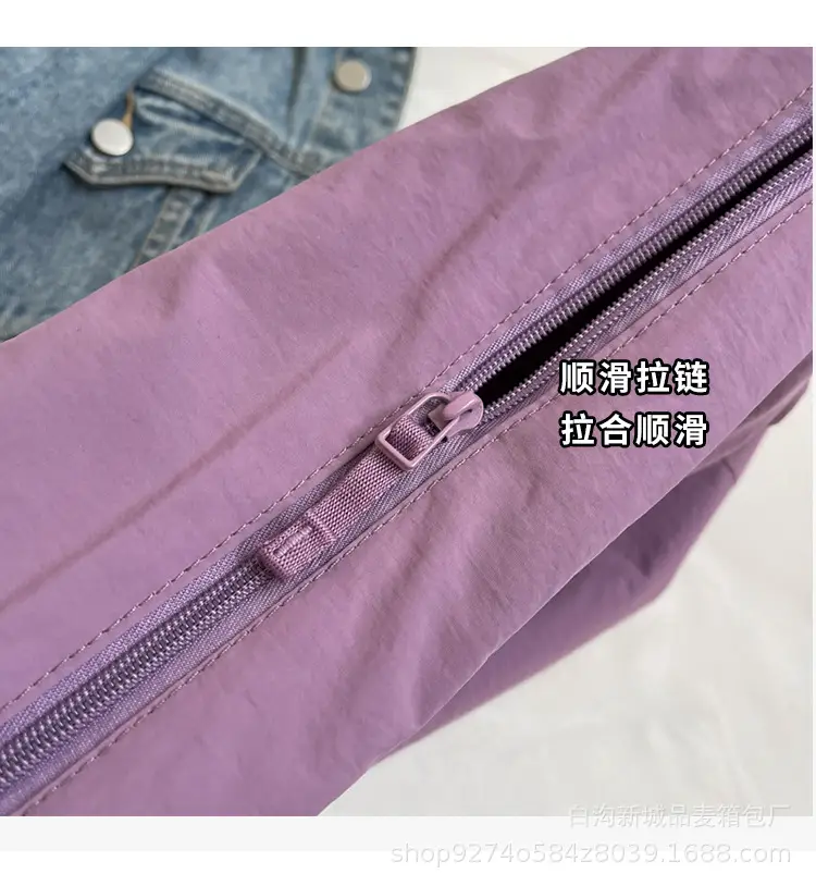 Purple Canvas Shoulder Bag for College Women 2026 — feature 4