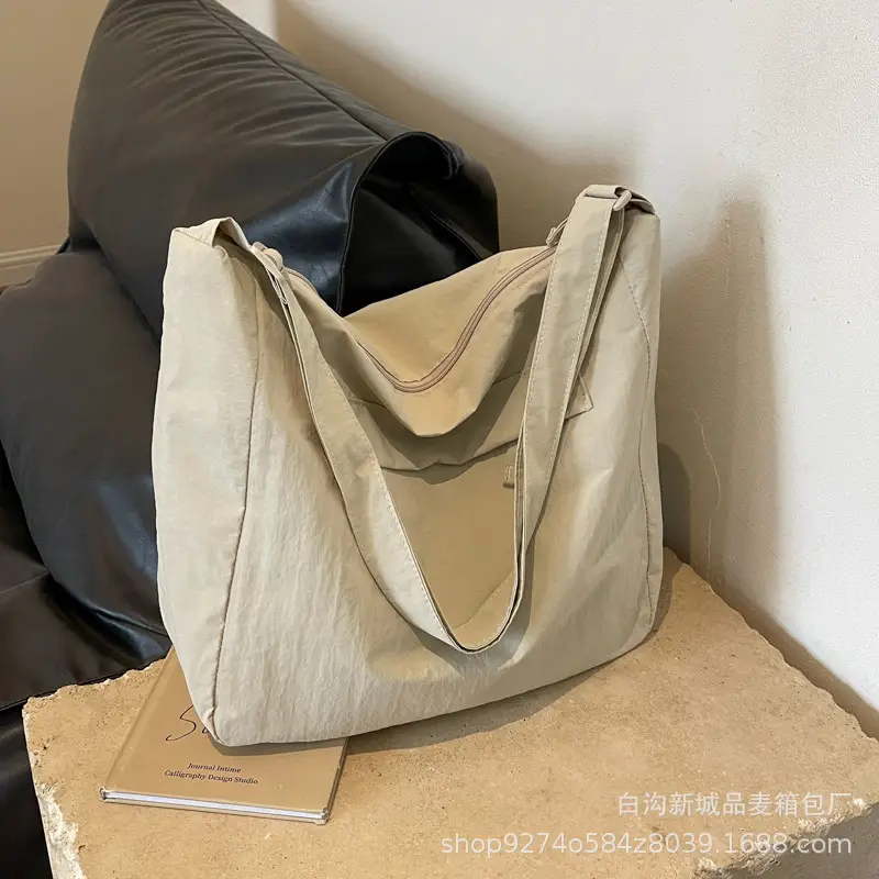 Purple Canvas Shoulder Bag for College Women 2026 - Image 2