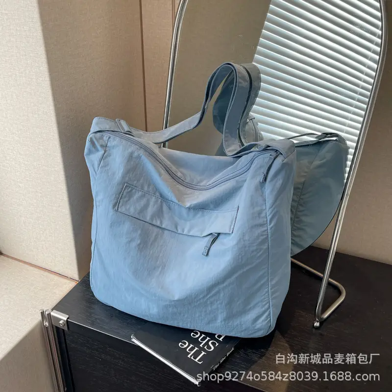 Purple Canvas Shoulder Bag for College Women 2026 - Image 4