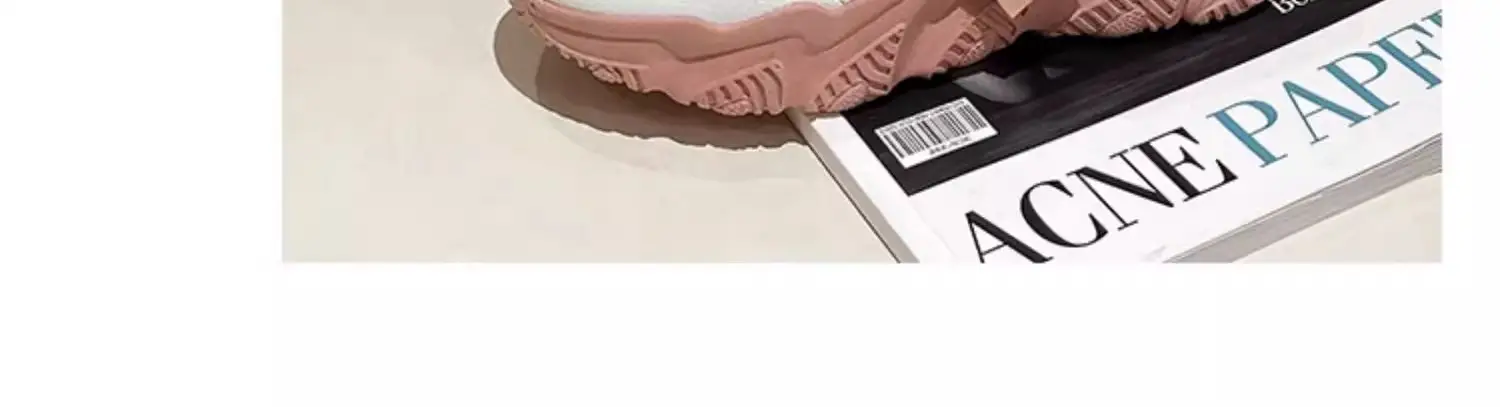 Women Pink White Thick Casual Shoes 2025 — feature 19