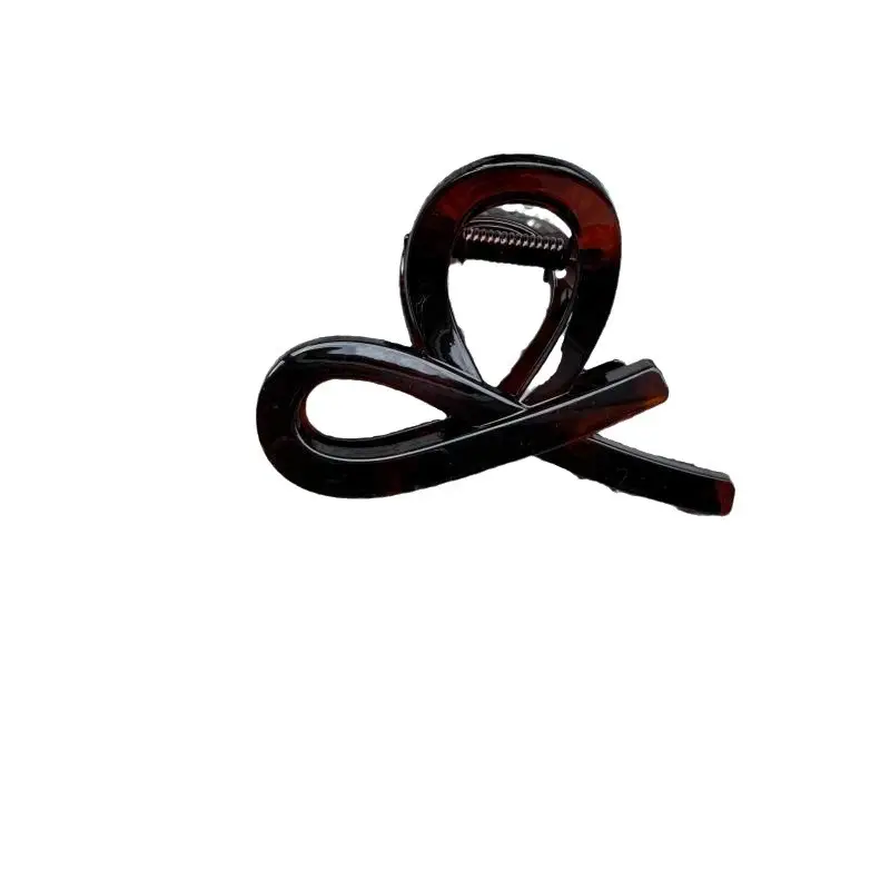 Cross-border Hair Clips Thickened Bright Small Bow Tie Grab Clip Half Tie Refined High-end Sense Hair Less Butterfly Round Spring Hairpin - Image 8