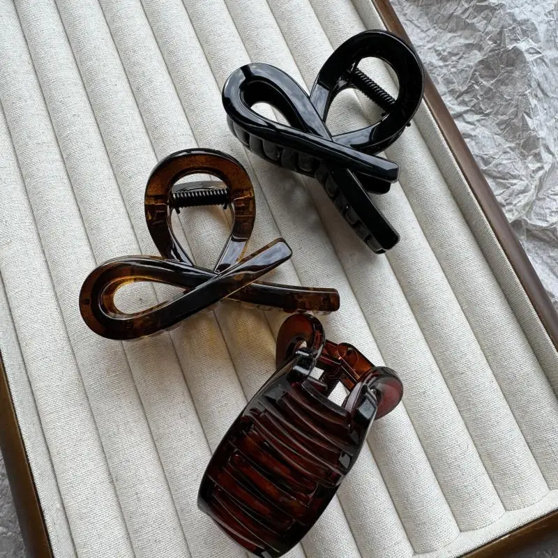 Cross-border Hair Clips Thickened Bright Small Bow Tie Grab Clip Half Tie Refined High-end Sense Hair Less Butterfly Round Spring Hairpin — feature 5