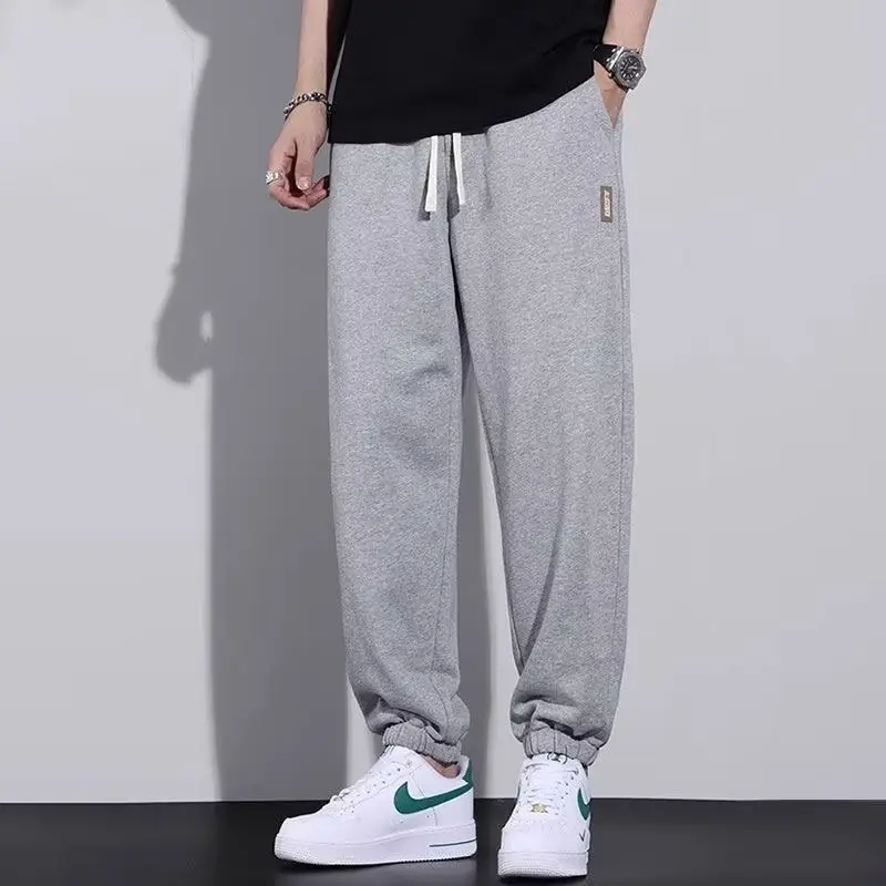 Men's Black Sweatpants Large Loose Fit Casual Pants — feature 3