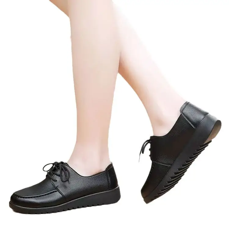 Women's Black Non-Slip Flat Loafers - Image 6