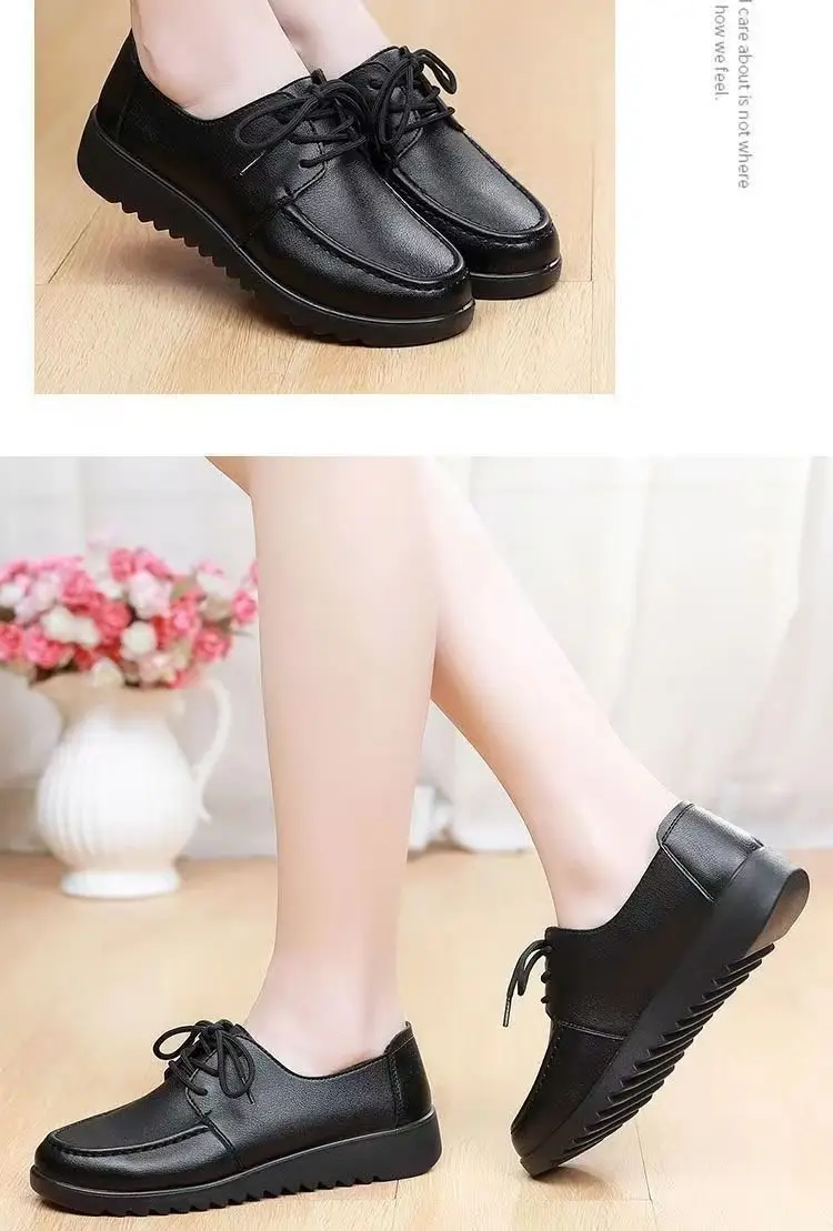 Women's Black Non-Slip Flat Loafers — feature 5