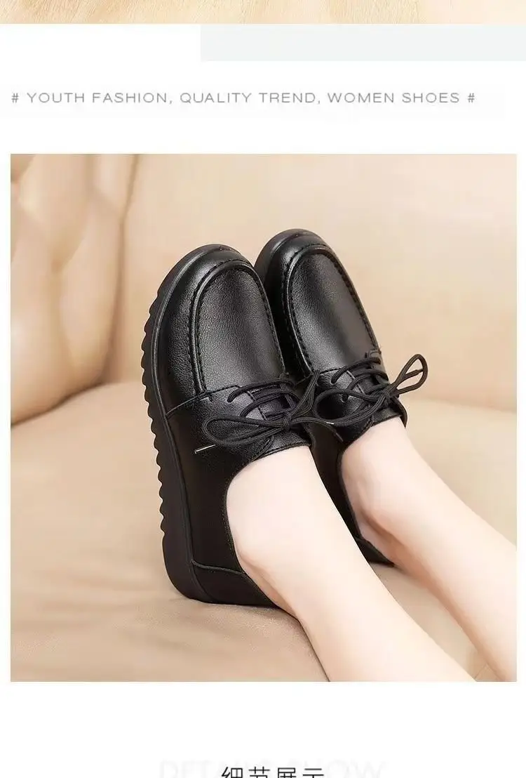 Women's Black Non-Slip Flat Loafers — feature 6