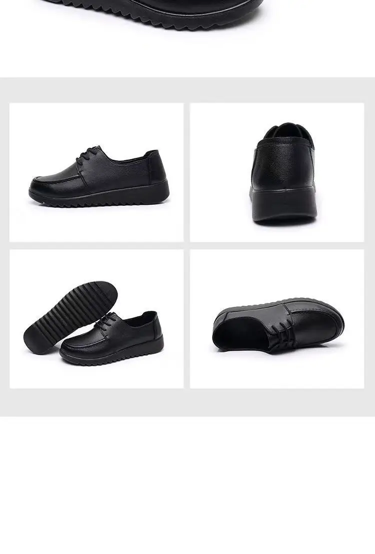 Women's Black Non-Slip Flat Loafers — feature 7