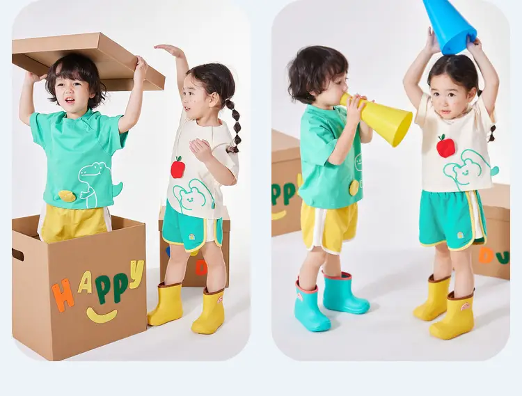 Dudu Baby T-shirt Yellow Duck Print Kids Wear — feature 24