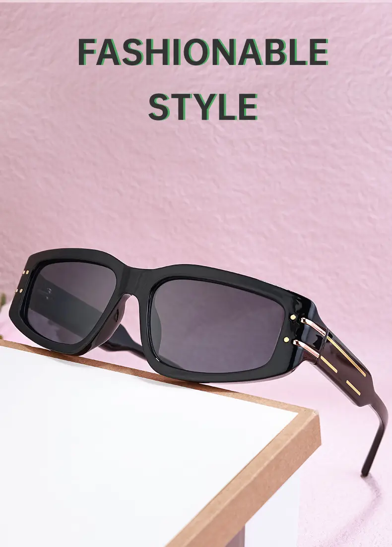 Square Frame Sunglasses for Women, Transparent, Sun Protection — feature 28