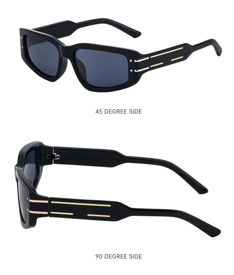 Square Frame Sunglasses for Women, Transparent, Sun Protection — feature 38